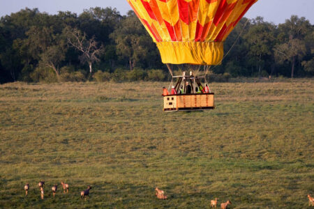 Tansania Safari Serengeti Heißluftballon