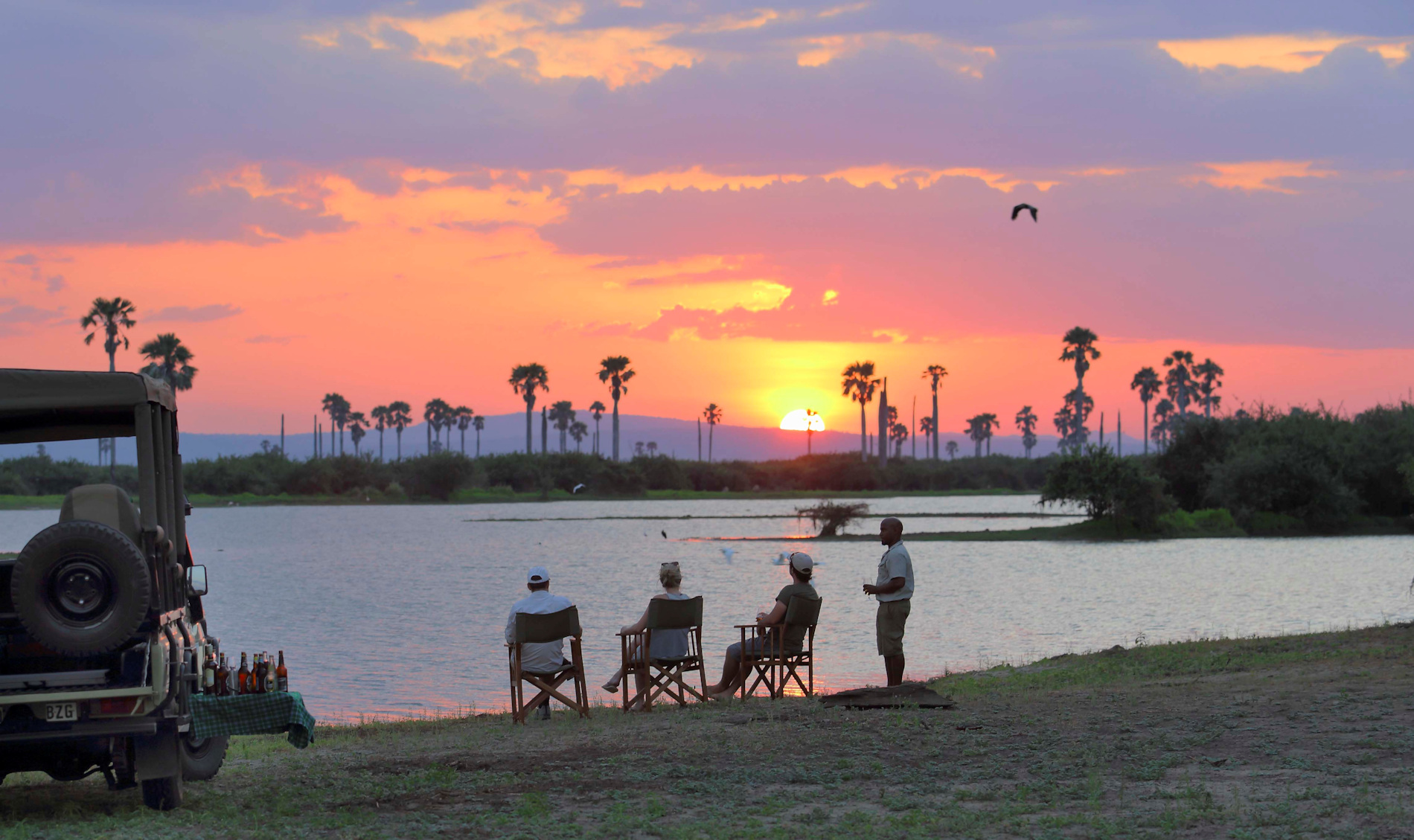 Sundowners On The River Bed